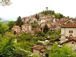Historische Oberstadt von der Via Panoramica aus