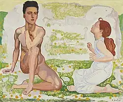 Ferdinand Hodler: Der Frühling (Fassung IV) Privatsammlung