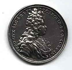 Medaille mit dem Abbild Ferdinand August Leopold von Lobkowicz