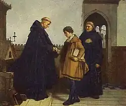 Luthers Eintritt ins Kloster