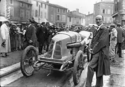 Charron beim Grand-Prix 1914