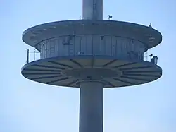 Typenturm vom Typ FMT 2/73 (Freienwill), Detailaufnahme