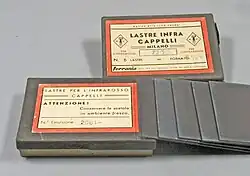 Ferrania Infrarot-Glasplatten 6½x9