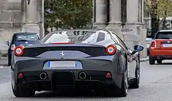 458 Speciale, Heckansicht