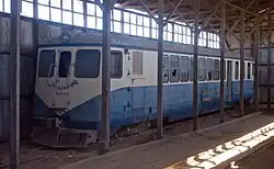 Triebwagen ADI 1056 im Eisenbahnmuseum Baquedano