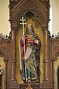 Darstellung von Szent István király in der Kirche