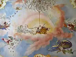 Deckengemälde im Festsaal