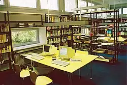 Innenansicht Bibliothek der Eberswalder Hochschule