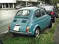 Fiat 500 F (Heckansicht)