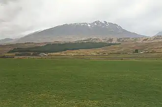 Blick zum Stob a’ Choire Odhair von Osten, nördlich von Achallader Farm