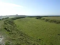 Wall und innerer Graben