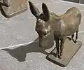 Bronzefigur "Esel"
