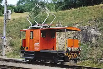 Te 2/2 71 der Rhätischen Bahn in Filisur