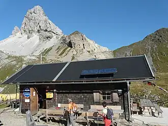 Die Hütte vor der Großen Kinigat