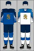 Finland national ice hockey team jerseys 2018 (WOG)