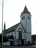 Außenansicht der Kirche St.&nbsp;Johannes Nepomuk in Finnentrop