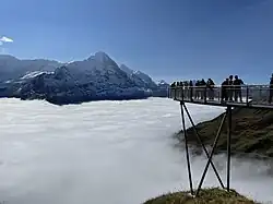 Aussichtsplattform und Nebelmeer