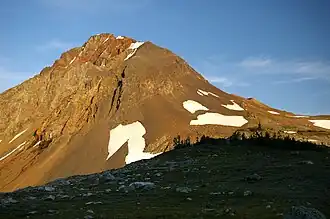 Der Fissile Peak vom Russet Lake aus, August 2006