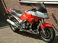 Yamaha FJ 1100, Farbe: rot-weiss, Zubehör-Auspuff