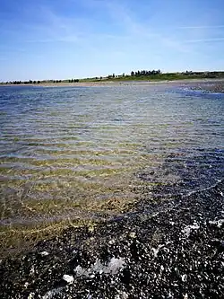 Flachwasser an der Küste von Agerø