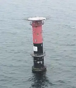 Leuchtfeuer zur Markierung der Untiefe Fladen grund im Kattegat