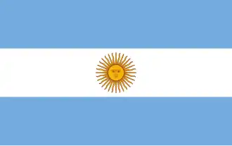 Flagge Argentiniens