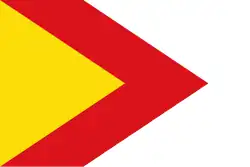 Flagge des Ortes Bergschenhoek