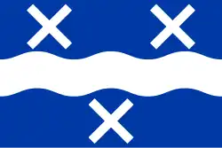 Flagge des Ortes Cromstrijen