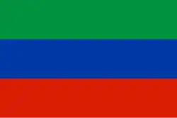 Flagge der Republik Dagestan