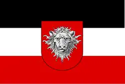 Entwurf für eine Flagge Deutsch-Ostafrikas