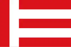 Flagge der Gemeinde Eindhoven