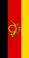 Aushängeflagge der Deutschen Bundespost, 2:1,