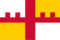 Flagge des Ortes Grootegast
