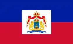 Flagge des Kaiserreich Haiti 1849 bis 1859
