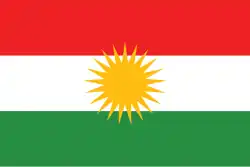 Flagge Kurdistans