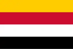 Flagge des Ortes Millingen aan de Rijn