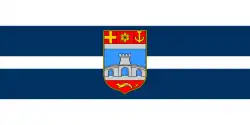 Flagge der Gespanschaft Osijek-Baranja
