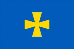 Flagge der Oblast Poltawa