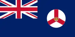 Britische Kolonialflagge Singapurs, 1952 bis 1959