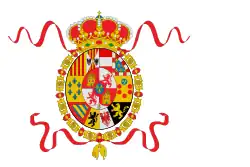 Flagge des Königreichs Spanien von 1760 bis 1785