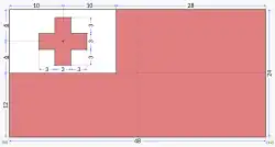 Proportionen der Nationalflagge