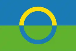 Flagge der Võro-Sprachgruppe