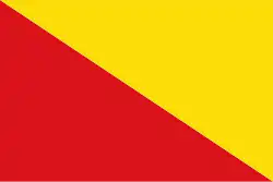 Flagge des Ortes Valkenburg