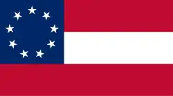 21. Mai 1861 – 2. Juli 1861 Stars and Bars