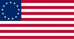 Betsy-Ross-Version der US-Flagge