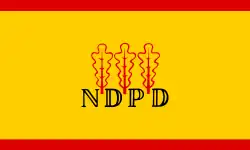 Parteiflagge der NDPD