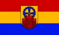 Flagge der Stadt Hindenburg O.S. mit Wappen