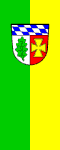 Flagge des Landkreises Aichach-Friedberg