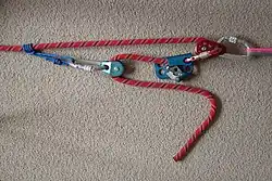 Rücklaufsperre frei