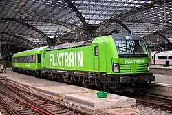 Modernisierter Flixtrain in Köln Hbf (August 2020)